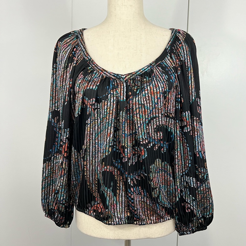 Anthropologie Maeve bubble blouse